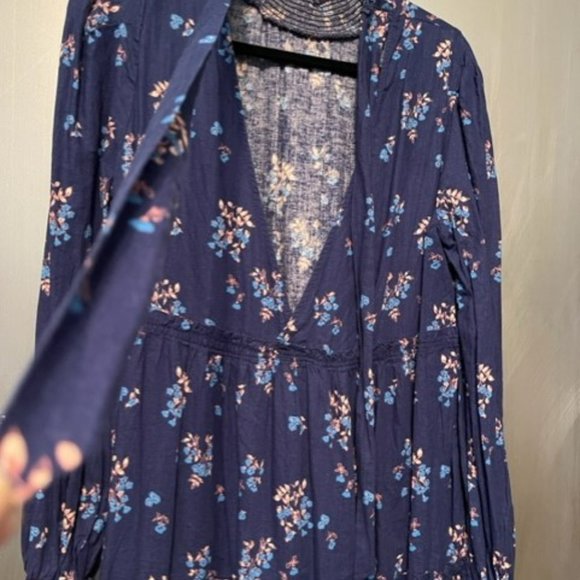 Free People Petit Fours boho babydoll mini Dress - Picture 10 of 14